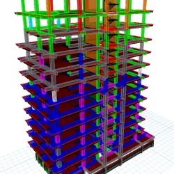 ارایه طرح تقویت برج مسکونی استان مازندران