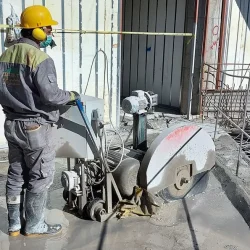 برش با floor saw (1)