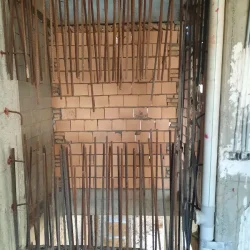 کاشت میلگرد ریشه جهت اجرای دیوار برشی 1